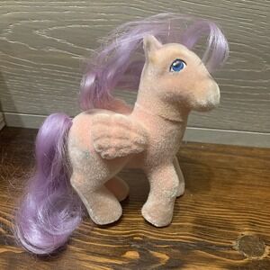 G1 My Little Pony Vintage Flocked So Soft Pony Pegasus North Star 1985‎